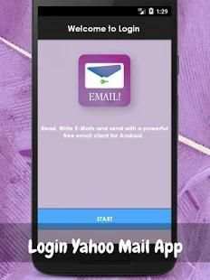 Login Yahoo Mail App screenshot 1