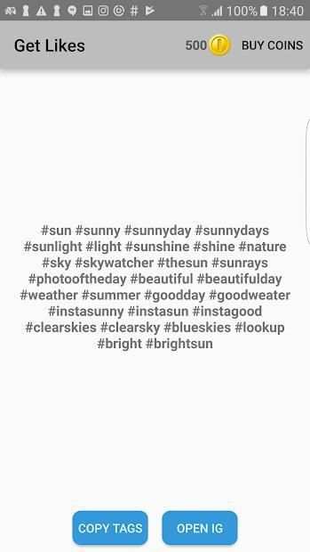Get Likes for Instagram screenshot 1