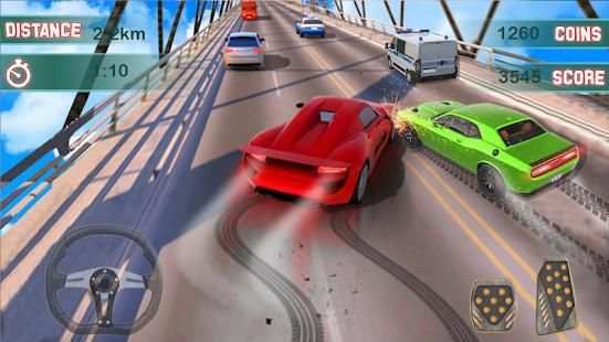 Turbo Car Traffic Racing: Real Traffic Rider 3D screenshot 4