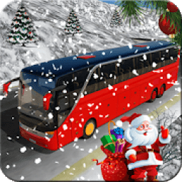 Amazing Christmas Tourist Bus Driving Simulator आइकन