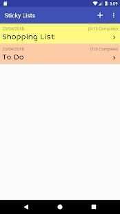 Sticky Lists स्क्रीनशॉट 4