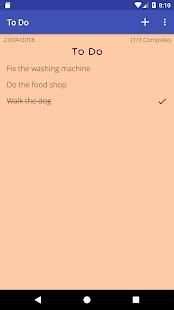 Sticky Lists स्क्रीनशॉट 1