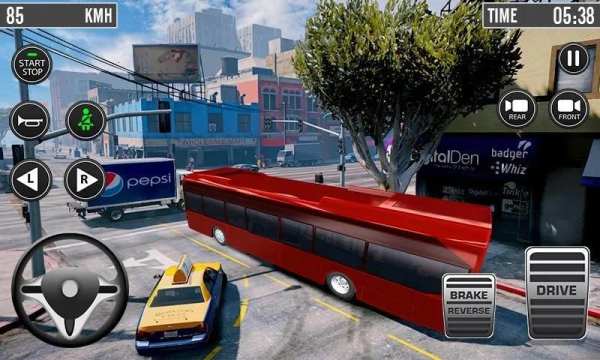 Coach Bus Simulator - Bus Driving 2019 स्क्रीनशॉट 2