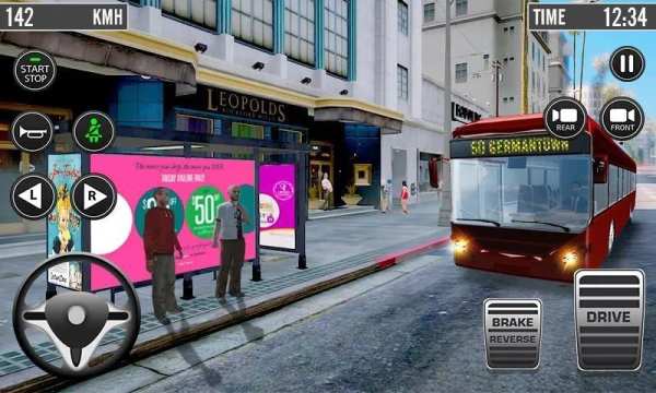 Coach Bus Simulator - Bus Driving 2019 स्क्रीनशॉट 1
