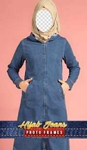 Hijab Jeans Photo Frames screenshot 3