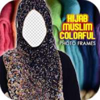 Hijab Muslim Colorful Photo Frames