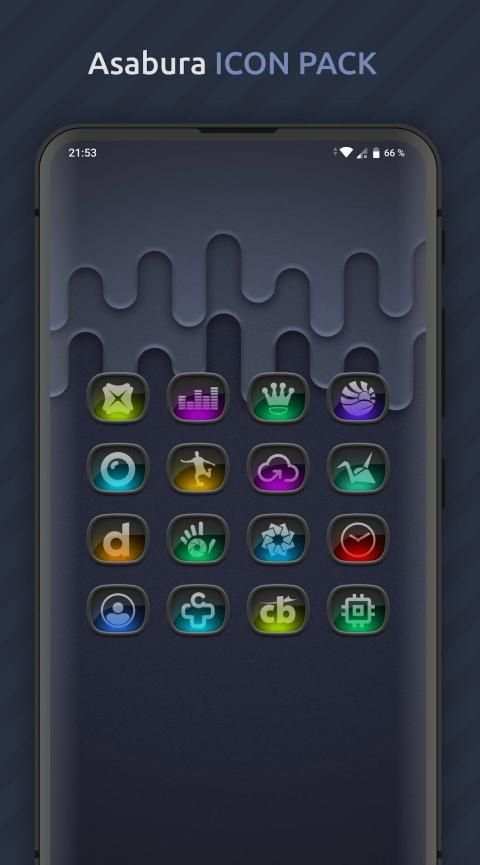 Asabura Lite - Icon Pack screenshot 3