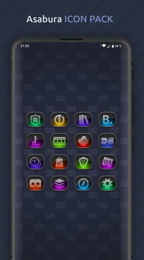 Asabura Lite - Icon Pack screenshot 4