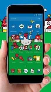 Hello Kitty Launcher screenshot 2