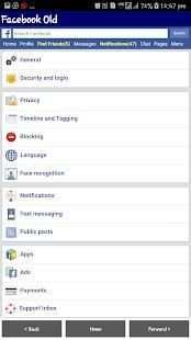 Facebook Old View (Lite Version) screenshot 1