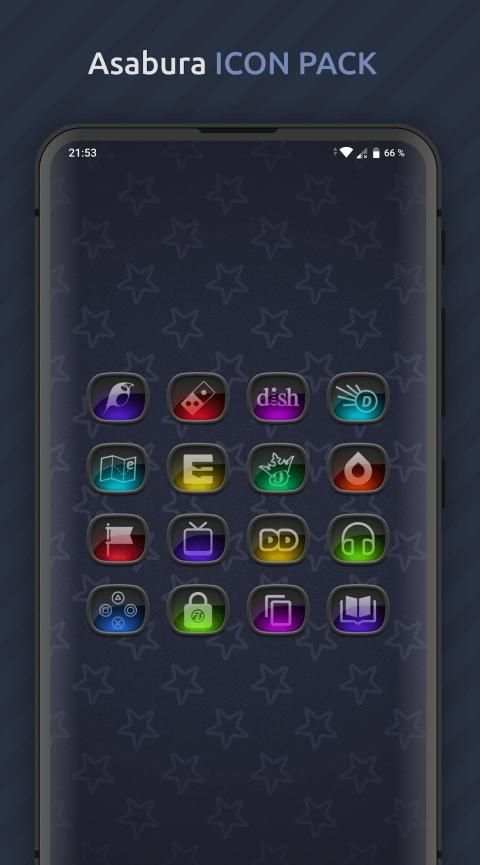 Asabura Lite - Icon Pack screenshot 1