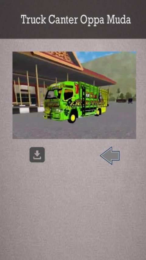 Mod Simulator Truck Canter Bussid Indonesia स्क्रीनशॉट 2