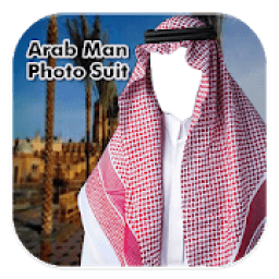 Arab Man Fashion Photo Suit icon