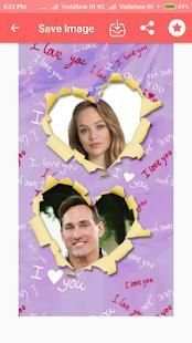 Love Heart Dual Photo Frame screenshot 3