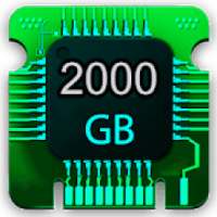 2000GB STORAGE AND CLEANER SPACE on 9Apps