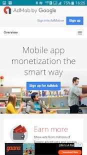 Admob earnings (admob) 5 تصوير الشاشة