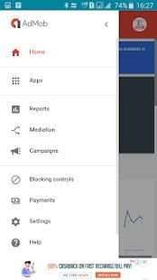 Admob earnings (admob) 1 تصوير الشاشة