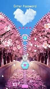 Sakura Lock Screen Zipper screenshot 4