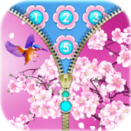 ikon Kunci ritsleting sakura