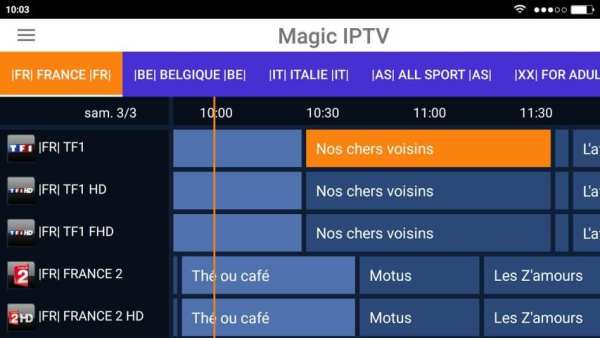 Magic IPTV screenshot 2