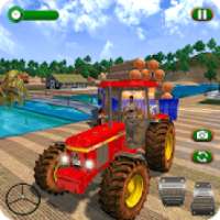 Tractor Trolley Cargo: Hill Driving Simulator
