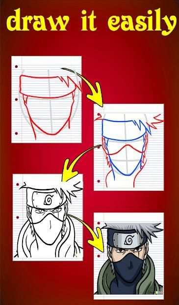 how to draw naruto step by step screenshot 2