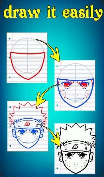 how to draw naruto step by step screenshot 1