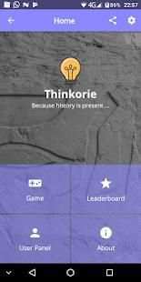 History Quiz - Thinkorie Quiz in History स्क्रीनशॉट 1