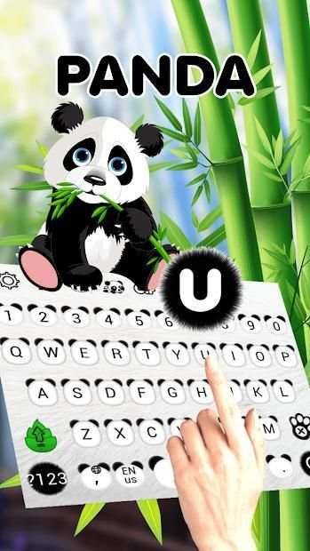 Panda Keyboard Theme स्क्रीनशॉट 1