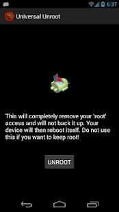 Universal Unroot screenshot 2