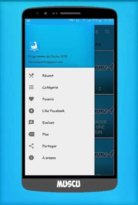 Programme Musculation Sèche Facile 2018 screenshot 2