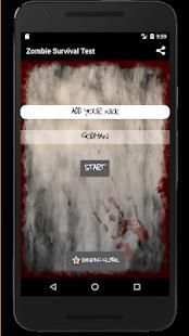 Zombie Survival Test (QUIZ) screenshot 4
