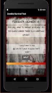Zombie Survival Test (QUIZ) screenshot 2