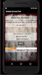 Zombie Survival Test (QUIZ) screenshot 3