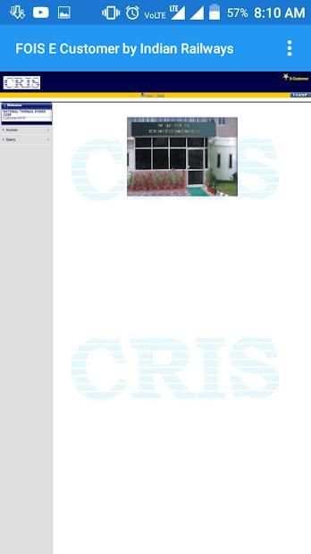 FOIS E-Customer by Indian Railways screenshot 3