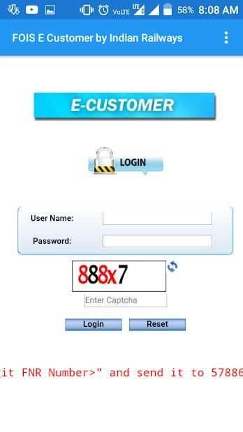 FOIS E-Customer by Indian Railways screenshot 6