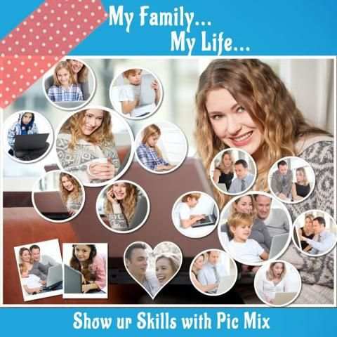 Pic Mix + Photo Collage Creator + New Photo Editor स्क्रीनशॉट 6