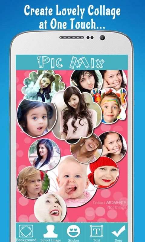 Pic Mix + Photo Collage Creator + New Photo Editor स्क्रीनशॉट 7