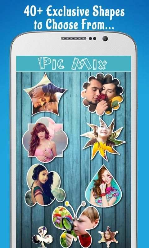 Pic Mix + Photo Collage Creator + New Photo Editor स्क्रीनशॉट 4