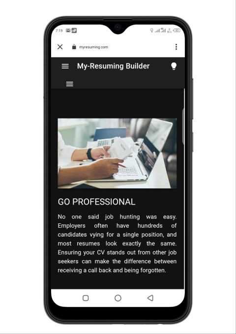 Cv Resume Builder 2020 स्क्रीनशॉट 4