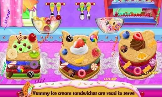 Ice Cream Sandwich Game 2018: Kids Free Cooking screenshot 8