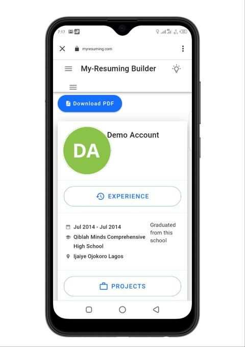 Cv Resume Builder 2020 स्क्रीनशॉट 8
