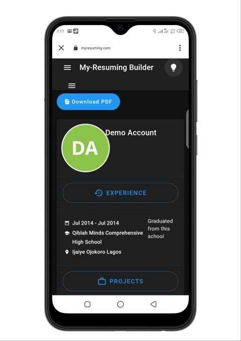 Cv Resume Builder 2020 स्क्रीनशॉट 5