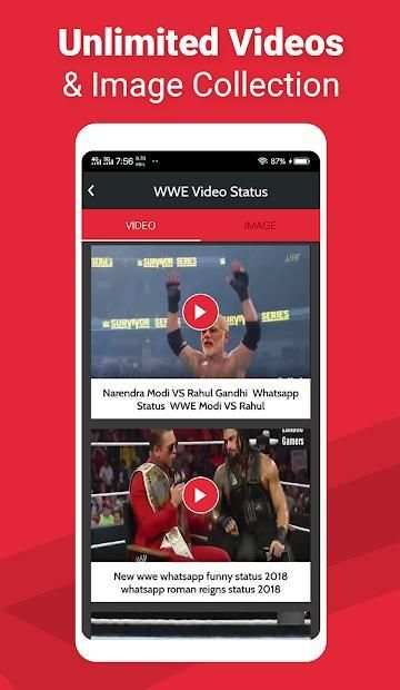 WWE Video Status & Image स्क्रीनशॉट 6
