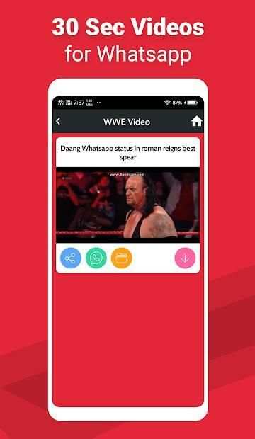 WWE Video Status & Image स्क्रीनशॉट 2