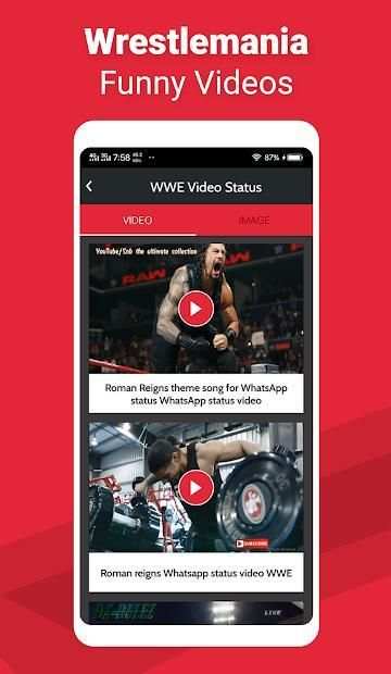 WWE Video Status & Image स्क्रीनशॉट 4