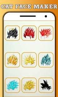 Super Camera Saiyan Face Maker screenshot 5