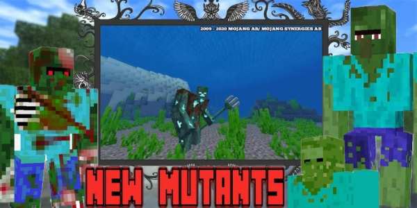 New Zombie Mutants Creatures Mod For Craft Game screenshot 5