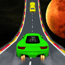 Space Car Crazy Stunt Driving Mania 2018 icon