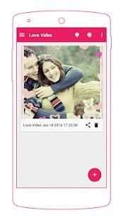 Love Video Maker स्क्रीनशॉट 8